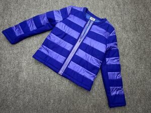 SONIA RYKIEL Paris Wool Puffer Jacket Women EU 40 US 8 Blue Luxury NWOT NEW